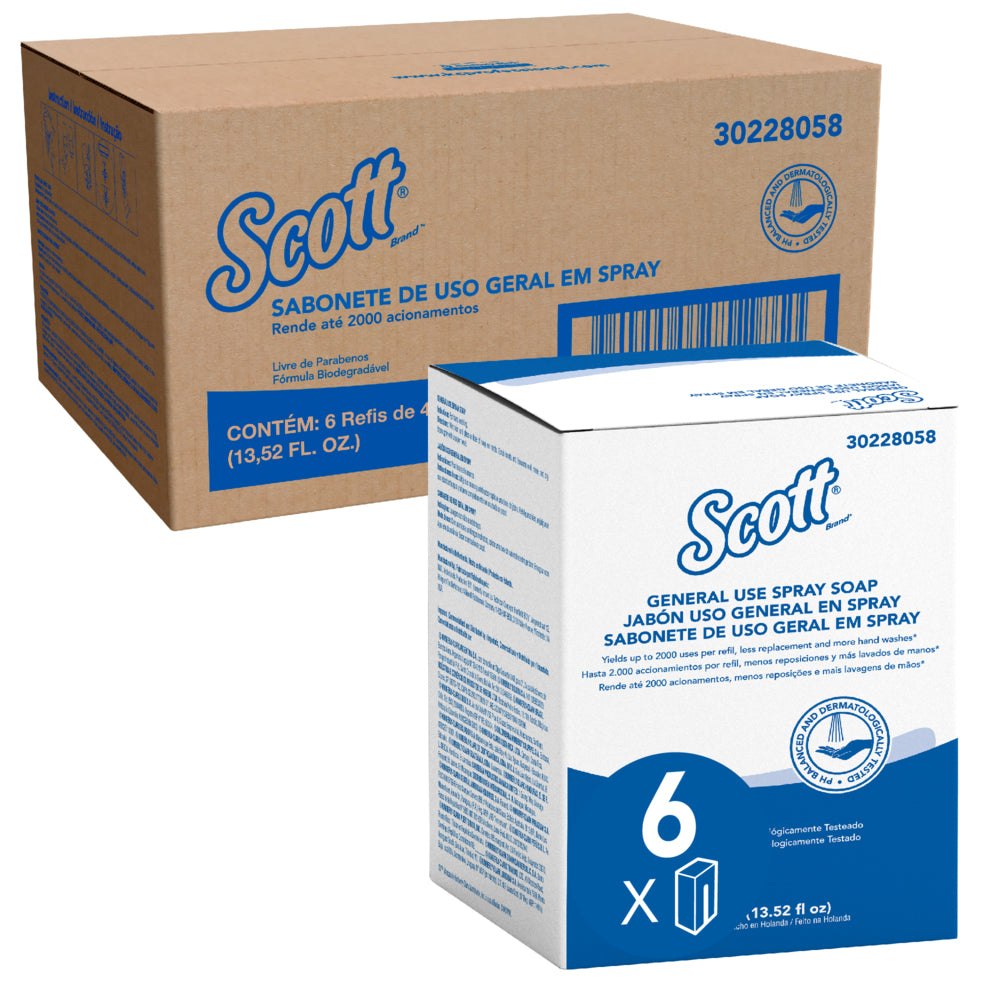 SCOTT HANDLOTION JABON EN SPRAY 400 ML