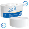 SCOTT® BASIC PAPEL HIGIÉNICO EN ROLLO HOJA SENCILLA - 500M/ROLLO, 6 ROLLOS