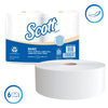 SCOTT® BASIC PAPEL HIGIÉNICO EN ROLLO ECONÓMICO, HOJA SENCILLA - 500M/ROLLO, 6 ROLLOS
