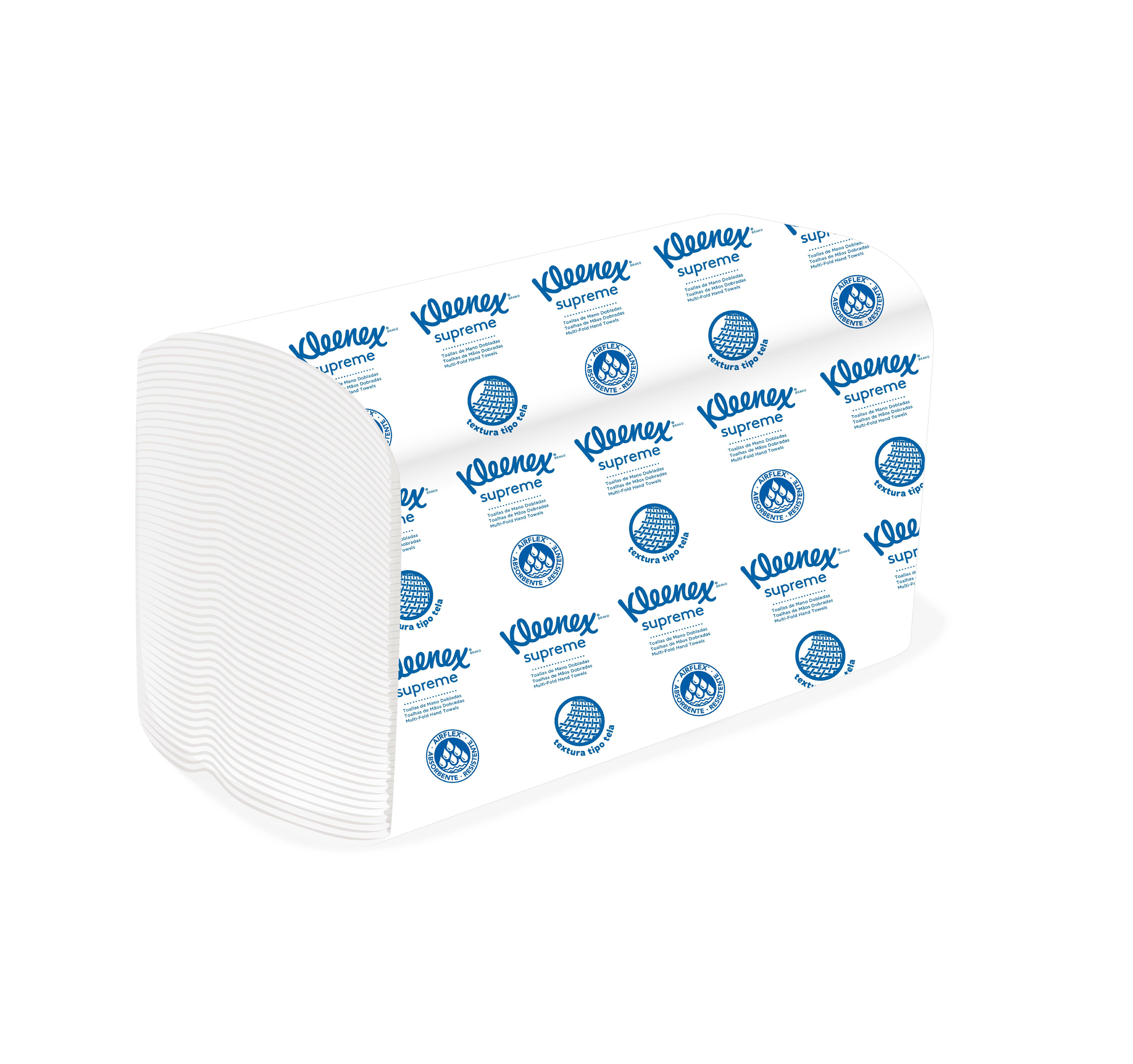 KLEENEX® SUPREME TOALLA DE MANOS DOBLADA BLANCA X 2 UND