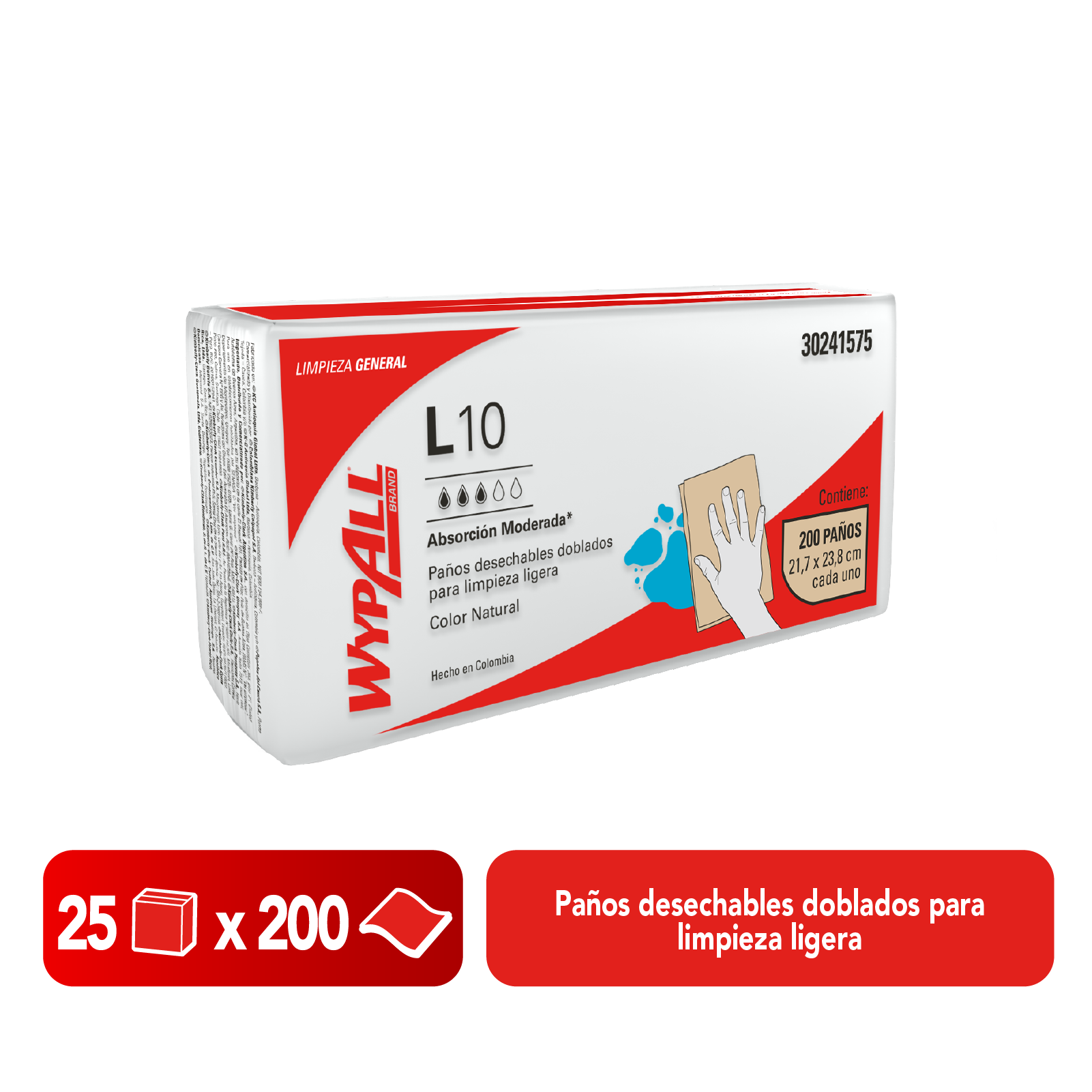 WYPAL L10 LIMPION AUTODISPENSADO HOJA SENCILLA