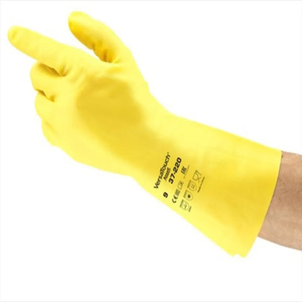 37-220 GUANTE NITRILO AMARILLO ALPHATEC